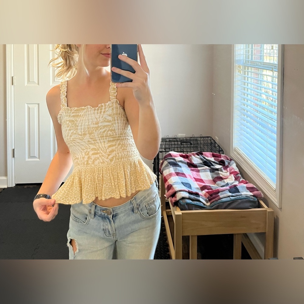 Yellow tank top